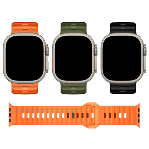 Correa de Silicona Ancha y Suave con Hebilla Metálica Cuadrada para Reloj Inteligente IWatch 7/8/9/10/Ultra, 42/44/45/49mm - Product Image 4
