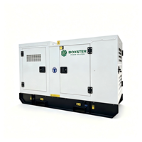Groupe électrogène diesel 20 kW 25 kW super silencieux de type caisson portable avec réservoir de carburant pour utilisation en extérieur