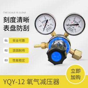 ตัวปรับแรงดันออกซิเจน Yqy 12 ขนาด 2.5 25Mpa ตัววาล์วควบคุมทำจากทองแดงทั้งหมด สำหรับถังแก๊ส โรงงานเครื่องมือเซี่ยงไฮ้เทียนชวน - Product Image 5