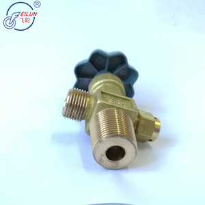 Válvula de cilindro de gas tipo FLAPPER de alta presión de 200bar para Rosca de salida O2 N2 G5/<span class=keywords><strong>8</strong></span> - Product Image 2