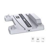 Support de refroidissement multifonctionnel TP5-1507 JAP ABS pour manette de jeu, station de charge, ventilateur de refroidissement