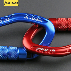 Alnas Aluminum Alloy Carabiner 57.5x10mm Type D <b>Locking</b> Climbing Safety Buckle Outdoor Fitness Connector - Product Image 4