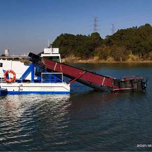ISO9001 Qingzhou Keda Fábrica Personalizado Automático Estação Hidrelétrica Pond Rio Weed Removendo Limpeza <span class=keywords><strong>Scavenger</strong></span> com CE - Product Image 6