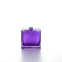 Botol Parfum Transparan Hitam untuk Semprotan Minyak Wangi Attar dengan Tongkat Kaca dan Tutup Sekrup Aluminium