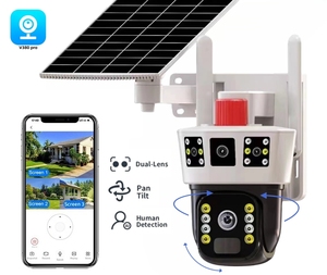 V380 פרו עדשה כפולה 3 מסכים חיצוני 4mp חיצוני 4mp 4g + 2mp ראיית לילה ptz מצלמת רשת - Product Image 2