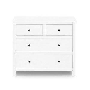 Moderna camera da letto bianco cassettone da soggiorno armadio per vestiti <span class=keywords><strong>cassettiera</strong></span> in legno 4 cassetti, Baby comò - Product Image 3