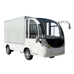 Fourgonnette de livraison électrique à basse vitesse ZOWN avec compartiment de chargement fermé pour le transport logistique en station balnéaire - Product Image 1