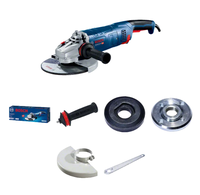 Meuleuse d'angle électrique industrielle Bosch 2400W, moteur à balais, disque de coupe, GWS 24-180/230 JZ, vibrations d'excès de charge