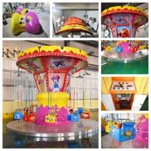 Nuova Giostra a Tema Cartoni Animati con Sedie Volanti in Fibra <span class=keywords><strong>di</strong></span> Vetro per Parchi Giochi o Centri Commerciali - Divertimento Assicurato per Bambini - Product Image 4