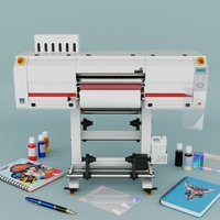 Imprimante DTF UV A1 de haute qualité avec plastifieuse grand format 300mm-600mm encre UV encre pigmentée pour la fabrication d'autocollants de tasse DTF UV