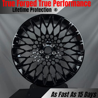 Rines de Alta Calidad Monoblock en Negro Brillante de 18, 20 y 22 Pulgadas, 5x114.3/120/112, VeroX Brush Personalizados para Autos de Carreras HR-E Rays APEX Volk TE37