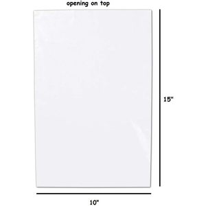 Plastic Roll <b>Bags</b> 10x15 In Hdpe Food Grade Three Side <b>Seal</b> Heat <b>Seal</b> For Produce Storage - Product Image 3