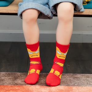 Popular Superhero <strong>Spiderman</strong> Comics Cartoon Sox Pure Cotton Young Boy Girl Kids Tube <strong>Socks</strong> - Product Image 5