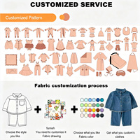 Ensemble de vêtements en jean pour bébés et enfants, garçons et filles, hauts à manches longues et pantalons, 2 ensembles, vêtements en jean pour bébés 100% coton
