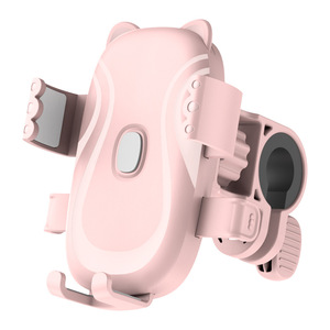 Cycling Phone <b>Holder</b> Adjustable Height Shockproof For Riding Outdoor Use With 5mm Tpu Silicone Pad - Product Image 2