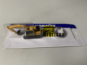 Escavadeira Modelo Chaveiro Anel Chave Titular Metal Bucket Dentes Chaveiro Pingente Personalizado Dig Breaker Bucket Keychain - Product Image 6