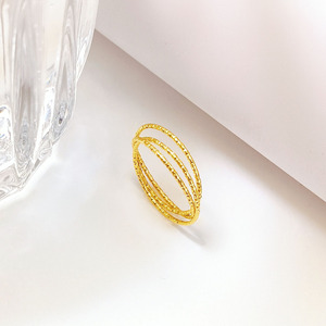 แหวนสแตนเลสรูปดาวสไตล์มินิมอลแบบคลาสสิกแหวนชุบทองเครื่องประดับแฟชั่น - Product Image 5