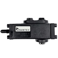 Vanne de réduction de pression de gaz Suntec pour brûleurs Pièces d'origine TV 4001-1 Faible naturel Noir Fourni FR MS 0,2 ~ 1,5 BAR