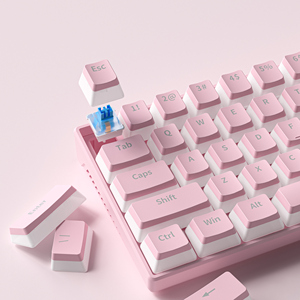 Teclado Mecánico para Juegos de PC, 64 Teclas RGB, USB, Portátil, 60%, Material ABS, Mini Teclado Mecánico Blanco - Product Image 6