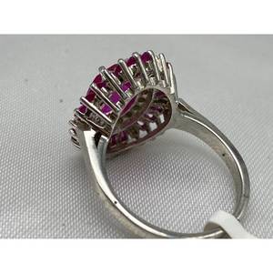 Nouvelle bague de luxe RUBY, RUBY 2, en argent sterling 925, cadeau pour fête, mariage, fiançailles, cérémonies religieuses, événements - Product Image 5