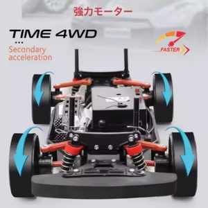 Voiture RC GTR de course télécommandée à l'échelle 1/10, haute vitesse, 4 roues motrices, avec câble USB, pour garçons, fréquence 2,4 GHz, électrique, utilisation intérieure-extérieure - Product Image 6