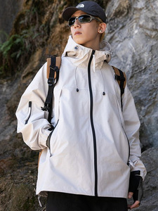 Giacche da esterno antivento da uomo e donna con cappuccio per abiti da alpinismo primavera autunno inverno - Product Image 6
