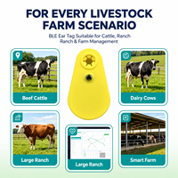 Etiquetas de Identificación Digital para Ganado, Resistentes al Agua, con Código QR, para Cerdos y Vacas, para la Prevención de Epidemias en Granjas