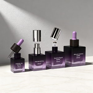 Emballage en verre vide de luxe 15ml 30ml Flacon de <span class=keywords><strong>parfum</strong></span> à bille 50ml Flacon compte-gouttes Huile essentielle Flacon en verre avec boîte - Product Image 4