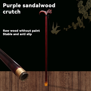 Bâton de <span class=keywords><strong>marche</strong></span> en <span class=keywords><strong>bois</strong></span> de santal violet, bâton de <span class=keywords><strong>marche</strong></span> pour personnes âgées en <span class=keywords><strong>bois</strong></span> massif, <span class=keywords><strong>marche</strong></span> légère et antidérapante - Product Image 4