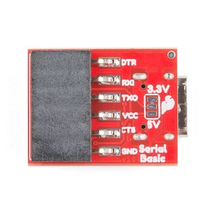 โมดูลแปลงสัญญาณ Serial Basic CH340C USB เป็น TTL รองรับแรงดันไฟ 3.3V 5V สำหรับการเขียนโปรแกรมไมโครคอนโทรลเลอร์ - Product Image 1