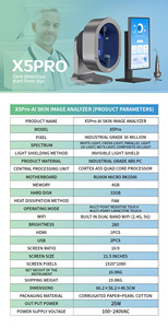 X5pro, el Más Reciente Analizador de Piel con IA 2 en 1, Máquina de 11 Espectros, Analizador de Cabello y Cuero Cabelludo en 24 Idiomas para Salones de Belleza y Spa - Product Image 2