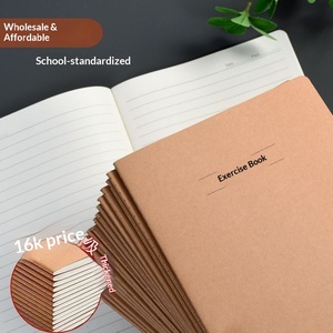 Cuaderno de Ejercicios Hongdu 16K, Grueso, de Papel Kraft, Encuadernado con Hilo, Grande, para Matemáticas, Inglés y Otras Materias - Product Image 1