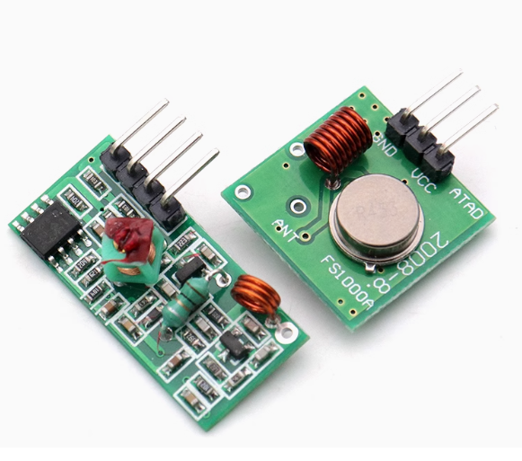 RF Wireless Receiver Module and Transmitter Module Board Super Regeneration 315\/433MHZ DC5V (ASK \/OOK) 1pair =2pcs Support BOM
