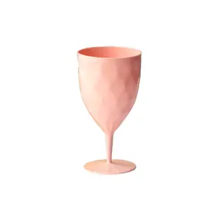פלסטיק אדום יין כוסות 5 PP זכוכית 350ml חד פעמי צבע פלסטיק כוסות שמפניה