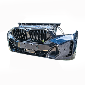 Set Completo Paraurti Anteriore G06 per <span class=keywords><strong>BMW</strong></span> <span class=keywords><strong>X6</strong></span> LCI, Griglia Nera Lucida Stile M Sport, Sostituzione Diretta di Alta Qualità Aftermarket - Product Image 3