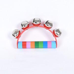 Wholesale Colorful Half-circle Handbell Children's Hand-held <b>Bell</b> <b>Baby</b> Rattles 5 <b>Bells</b> Newborn Musical Instrument - Product Image 3