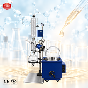 Evaporador Rotatorio al Vacío de Vidrio con Material Resistente a la Corrosión para Destilación de Soluciones Ácidas - Product Image 1