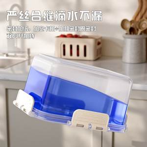 กล่องเก็บอาหาร Bxh001ทรงสี่เหลี่ยมผืนผ้ามีฝาปิดสุญญากาศพร้อมฟังก์ชันระบายน้ำสำหรับการตั้งแคมป์และใช้ในครัวเรือน - Product Image 4