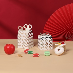 Paper Cupcake Box, Cake Gift Box, Used for Food, Gifts, Christmas, Customizable Patterns, Tall Cake Box with Handle - Product Image 5