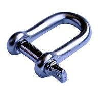 Quincaillerie de bateau marin en acier inoxydable Offre Spéciale, manille d forgée avec goupille captive de haute qualité pour yacht 316