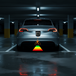 Caméra de recul Beloauto AI 720p, étanche IP68, vision nocturne, aide au stationnement universelle pour voiture avec détection de piétons - Product Image 2