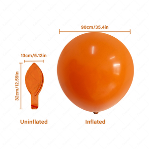 Ballons en latex de haute qualité en gros 36 pouces ballons géants en latex naturel globos grande taille décoration de fête ballons en latex rétro - Product Image 3