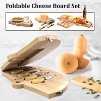 Ensemble de planches à fromage en forme de camping-car, verrouillable, avec design gravé et outils en acier inoxydable, idéal pour un cadeau