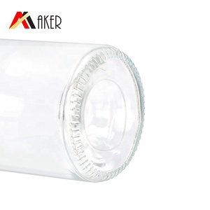 Nouvel article vide rond 750ml clair <span class=keywords><strong>vodka</strong></span> whisky brandy bouteille d'<span class=keywords><strong>alcool</strong></span> en verre avec bouchon en aluminium - Product Image 4