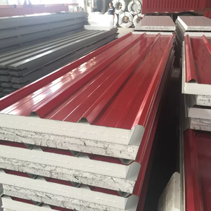 A1 Panneau sandwich en <span class=keywords><strong>laine</strong></span> <span class=keywords><strong>de</strong></span> <span class=keywords><strong>roche</strong></span> ignifuge Joint <span class=keywords><strong>de</strong></span> bord en PU <span class=keywords><strong>Isolation</strong></span> thermique et acoustique étanche - Product Image 6