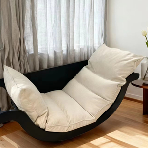 Fauteuil à bascule en forme de banane, fauteuil à bascule de loisirs pour la maison, fauteuil inclinable pour adultes, canapé paresseux pour chambre à coucher, fauteuil de sieste pour salon - Product Image 1