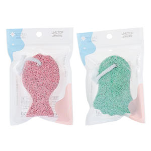 LMLTOP Lime à pieds double face en pierre volcanique, éponge abrasive pour talons, rouge et verte, paquet individuel pour la population générale - Product Image 3