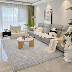 Alfombra de Lana de Lujo, Rectangular, de Color Sólido, Resistente a las Manchas, Fácil de Limpiar, para Sala de Estar, Sofá, Dormitorio, Alfombra de Piso Hecha a Medida, Engrosada - Product Image 3