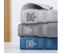 Toalla 100% Algodón Tejida de Color Sólido, Gruesa, Absorbente, Suave, Ecológica, Ideal para Regalos de Supermercado, Beneficios para Empleados