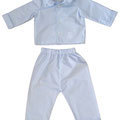 Pigiama a Righe Azzurro Chiaro - Product Image 1